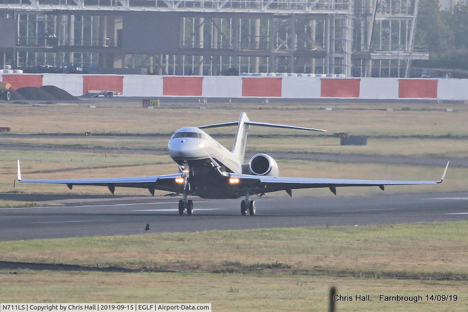 N711LS, 2012 Bombardier BD-700-1A10 Global 6000 C/N 9476, Farnborough