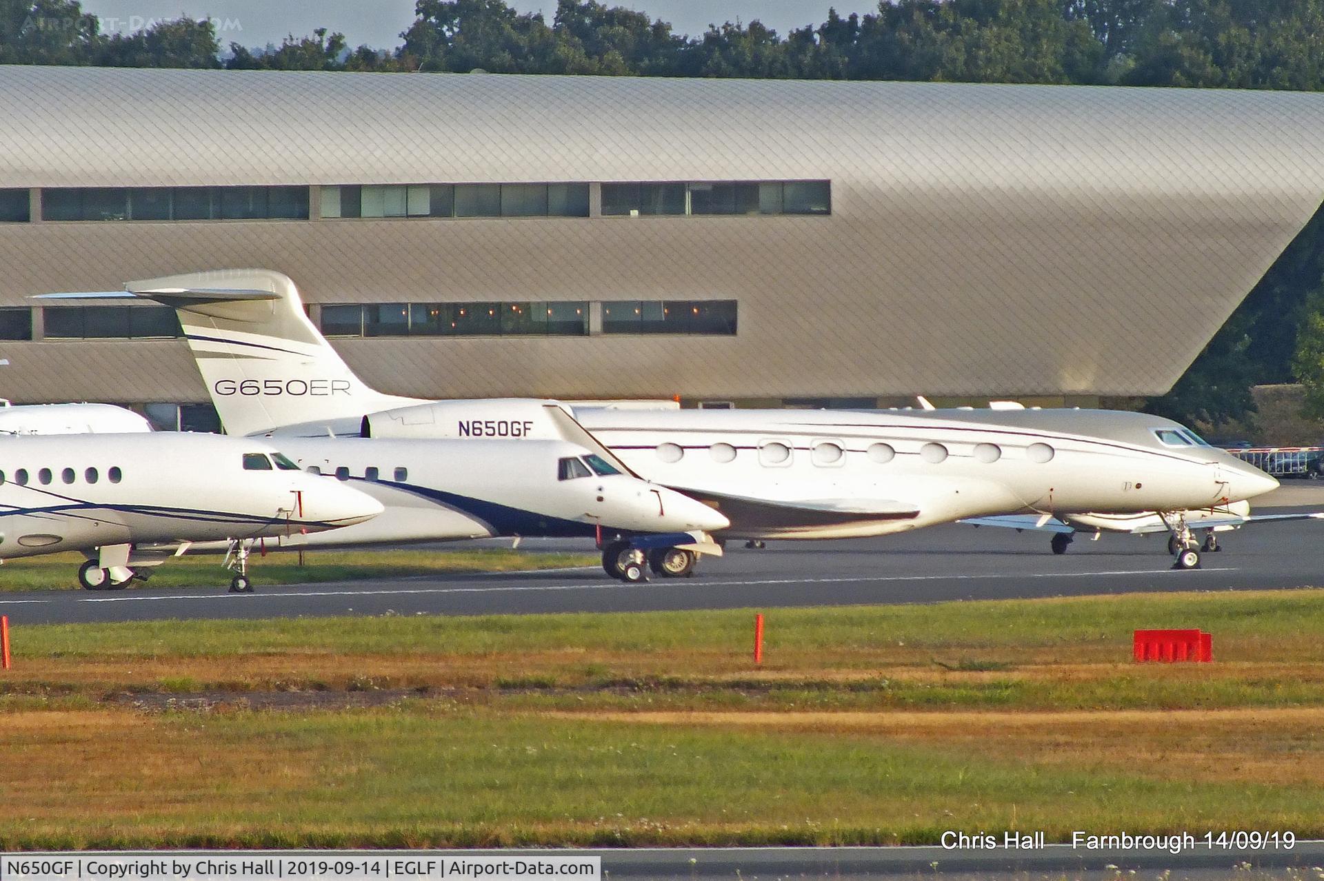 N650GF, 2018 Gulfstream G-VI (G650ER) C/N 6341, Farnborough