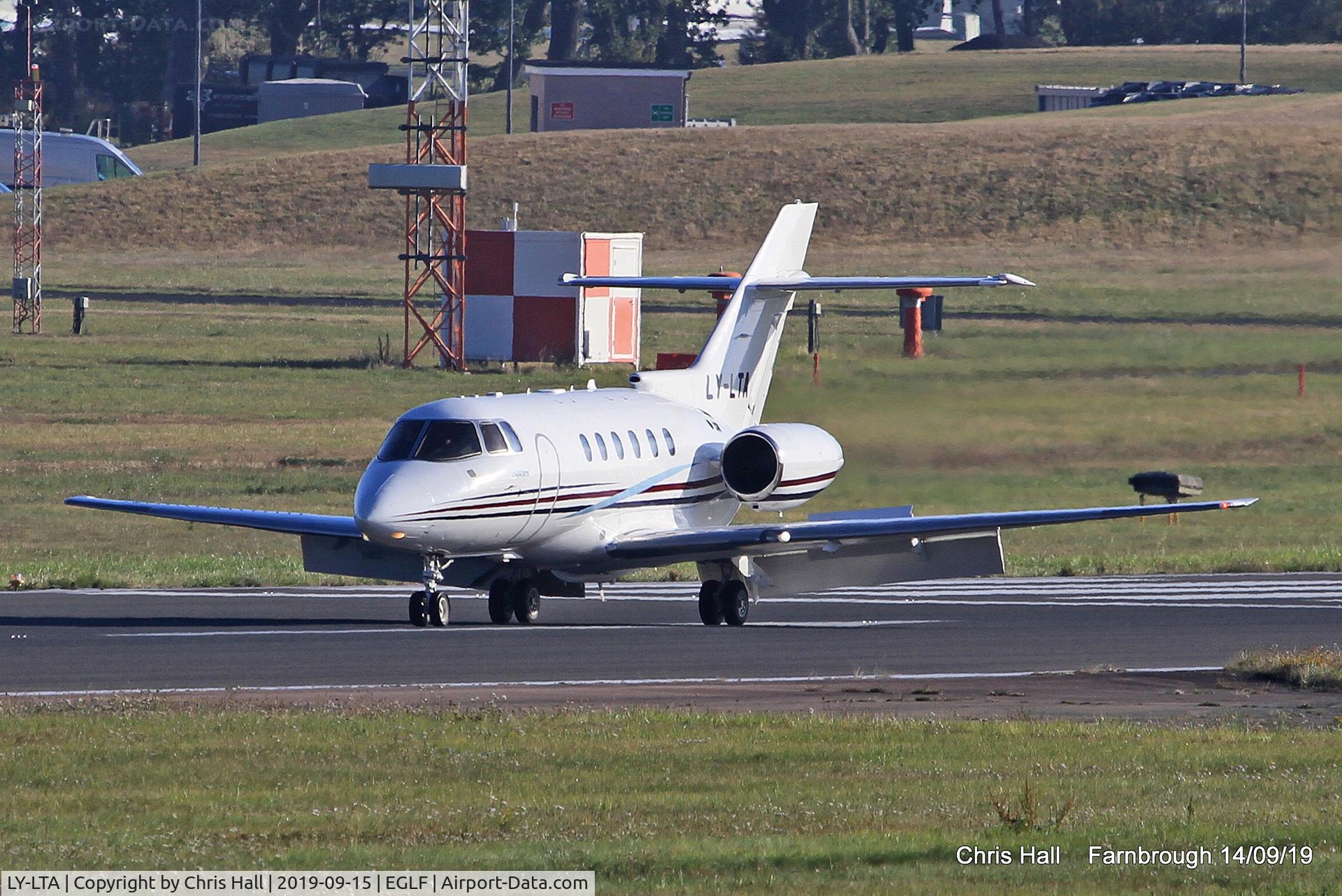 LY-LTA, 2006 Raytheon Hawker 800XP C/N 258760, Farnborough