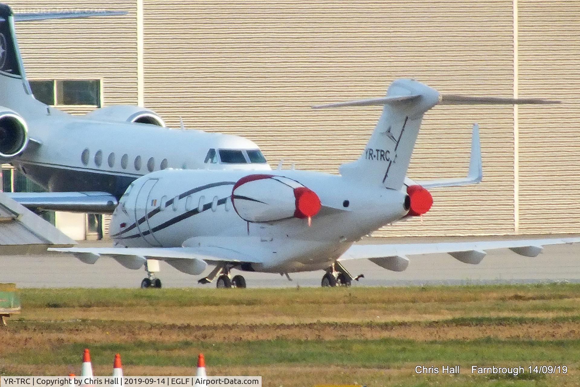 YR-TRC, 2009 Bombardier Challenger 300 (BD-100-1A10) C/N 20261, Farnborough