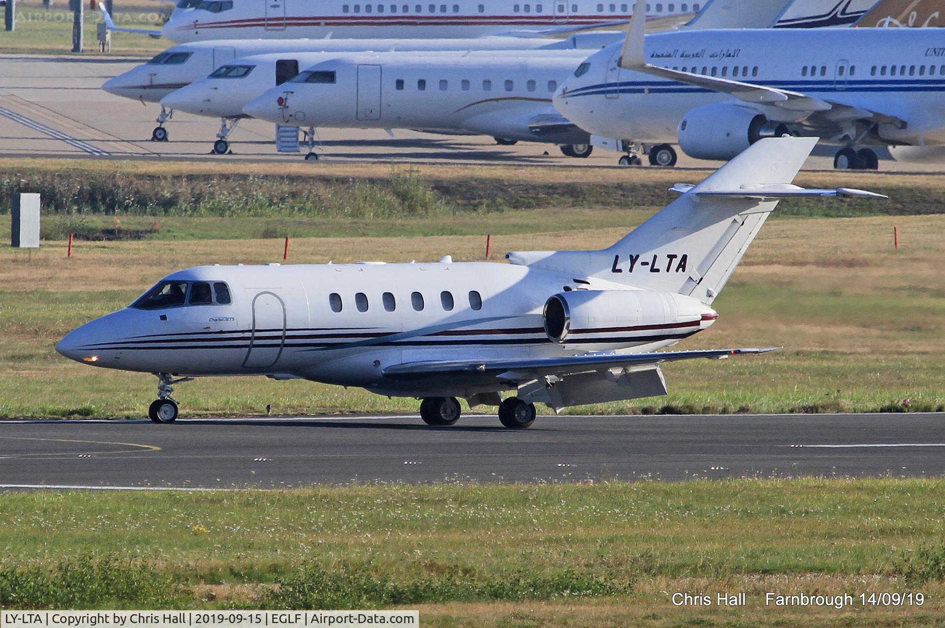LY-LTA, 2006 Raytheon Hawker 800XP C/N 258760, Farnborough