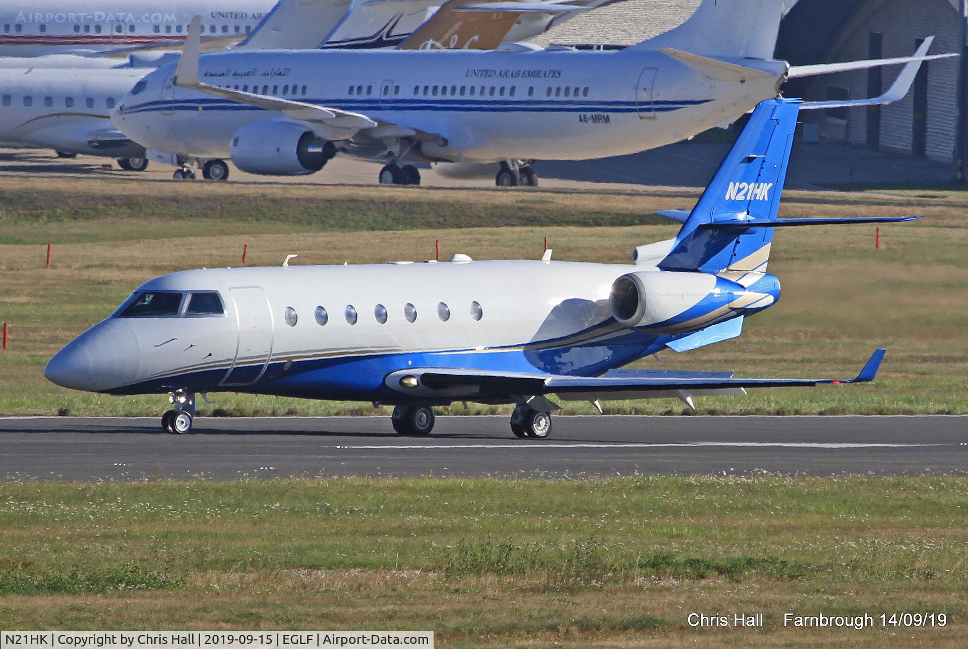N21HK, 2001 Israel Aircraft Industries IAI-1126 Galaxy C/N 056, Farnborough