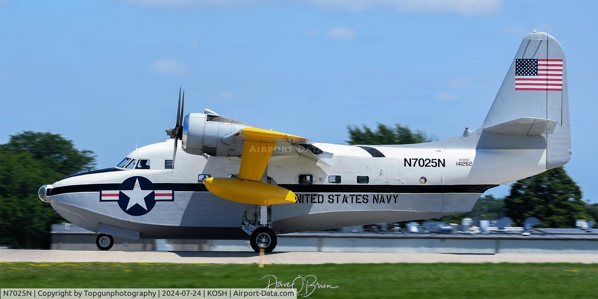 N7025N, 1955 Grumman HU-16C (UF-1) Albatross C/N G-409, Oshkosh 24
