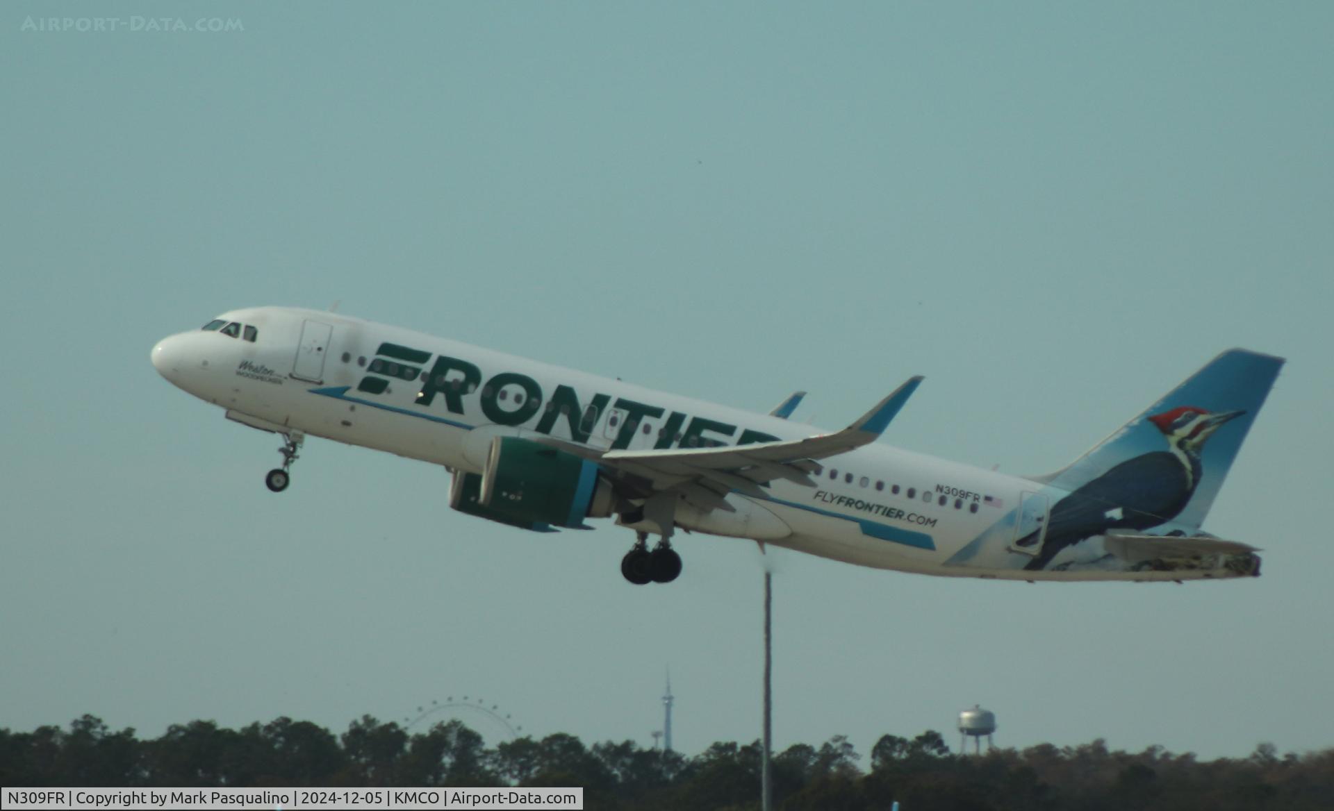 N309FR, 2017 Airbus A320-251N C/N 7555, Airbus A320-251N
