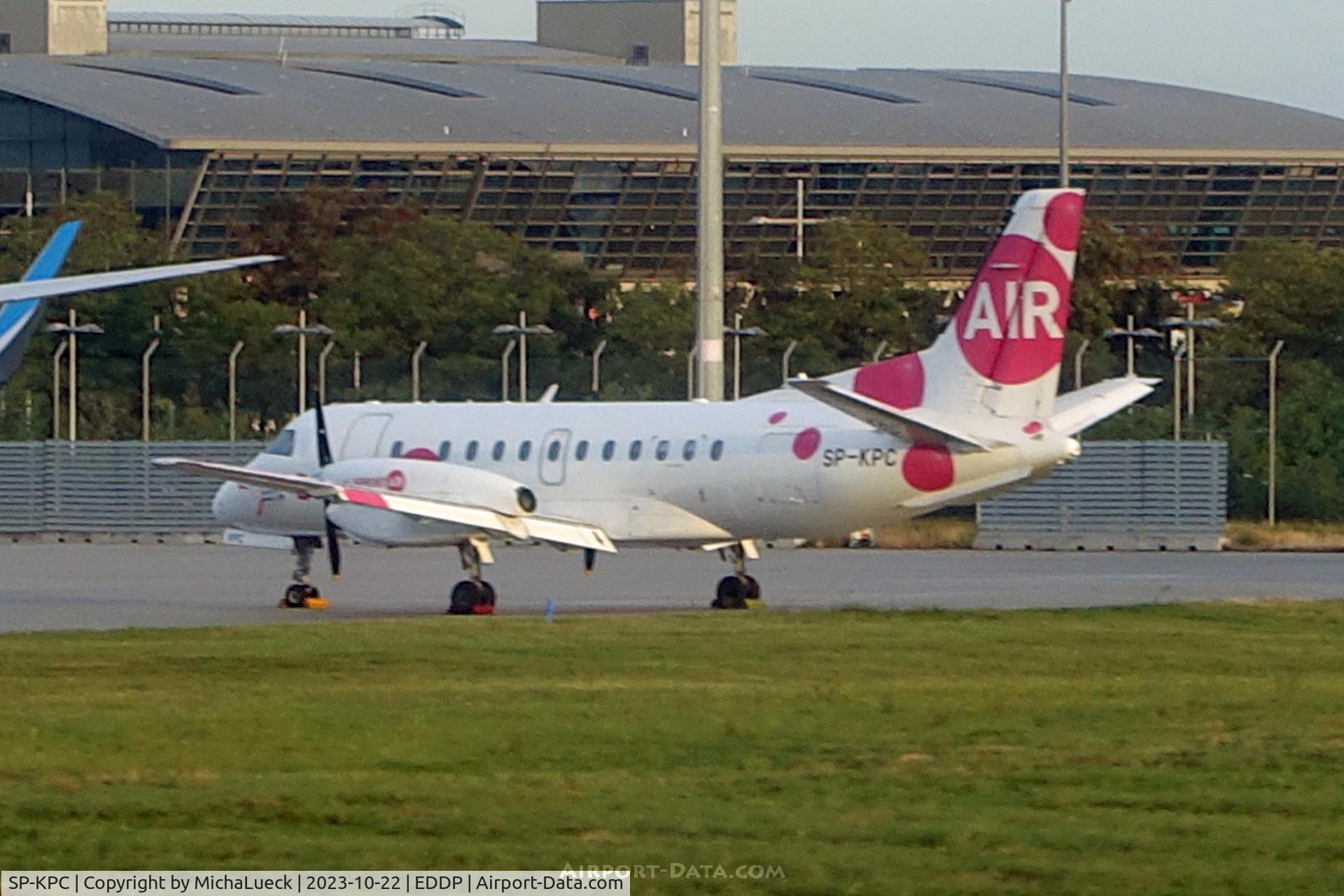 SP-KPC, 1986 Saab SF340A C/N 340A-070, At Leipzig