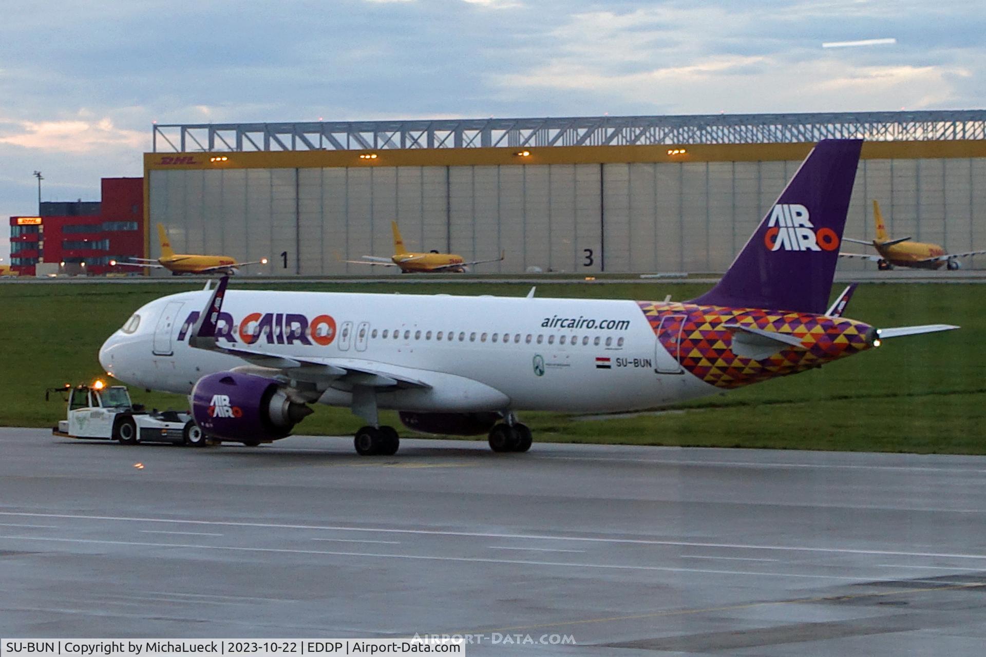 SU-BUN, 2021 Airbus A320-251 Neo C/N 10680, At Leipzig/Halle