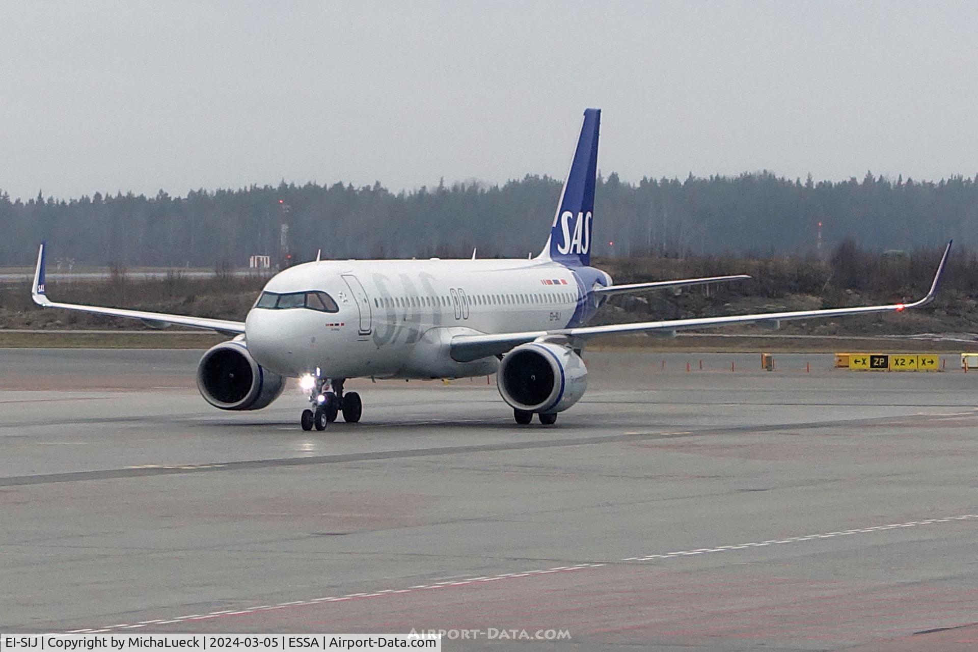 EI-SIJ, 2022 Airbus A320-251N C/N 10752, A typical grey day in Arlanda