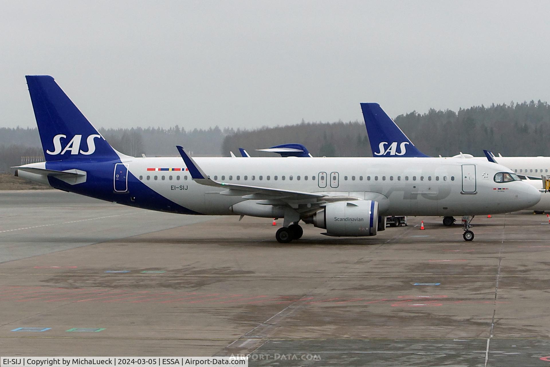 EI-SIJ, 2022 Airbus A320-251N C/N 10752, At Arlanda