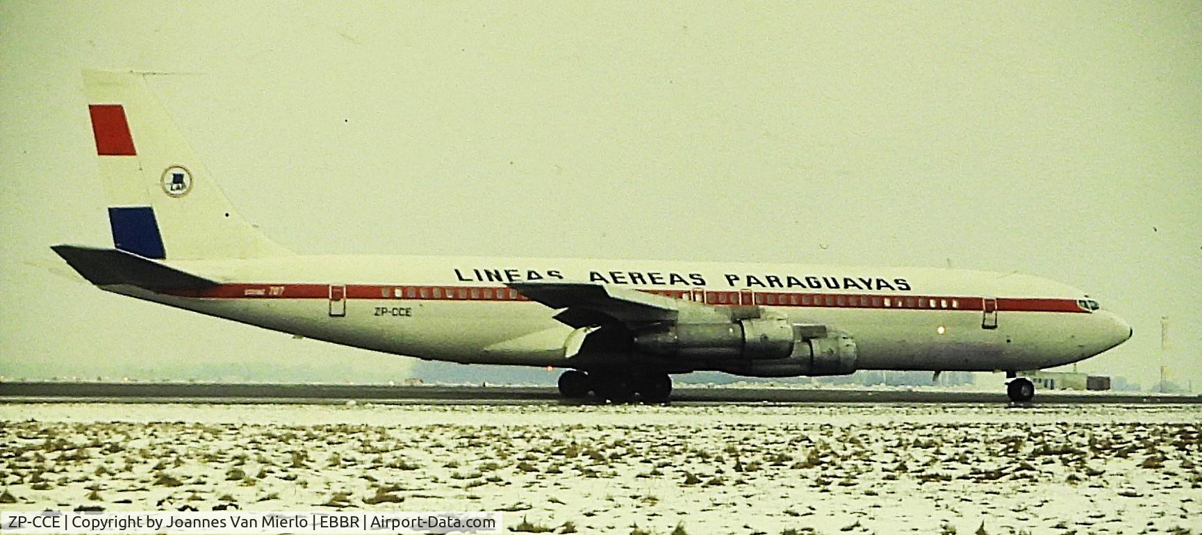 ZP-CCE, 1965 Boeing 707-321B C/N 18841, ex-slide