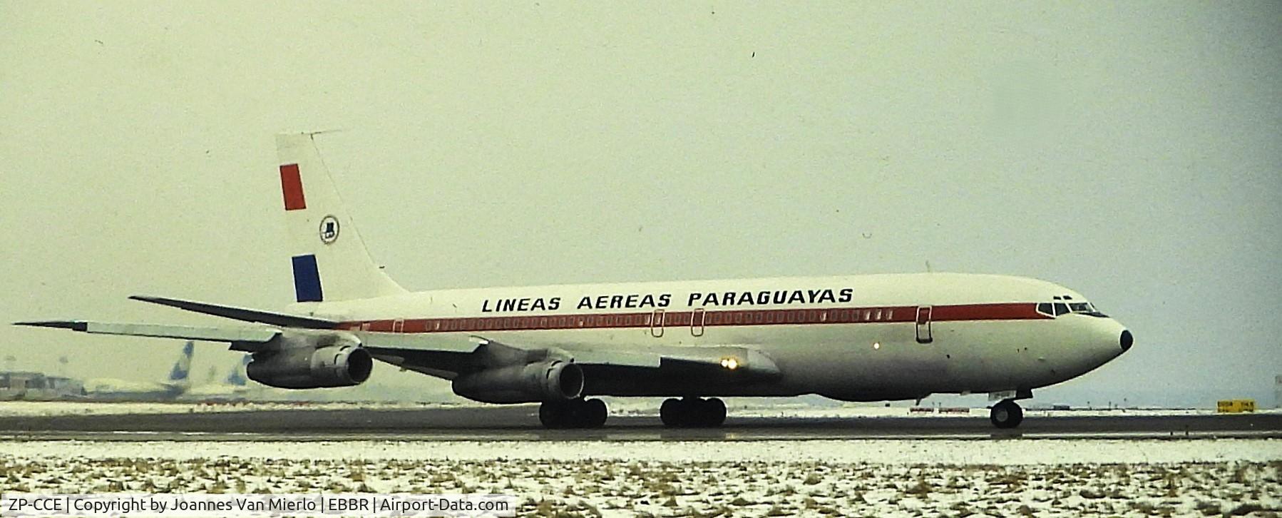 ZP-CCE, 1965 Boeing 707-321B C/N 18841, ex-slide