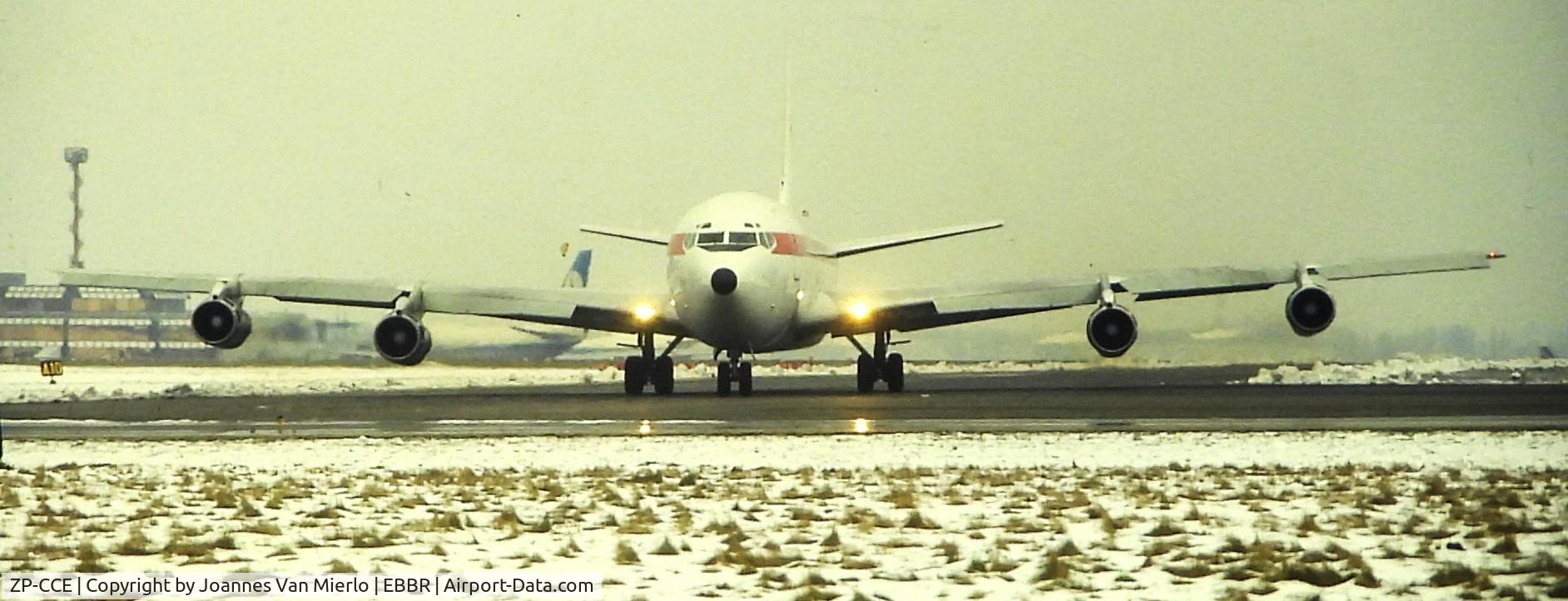 ZP-CCE, 1965 Boeing 707-321B C/N 18841, ex-slide