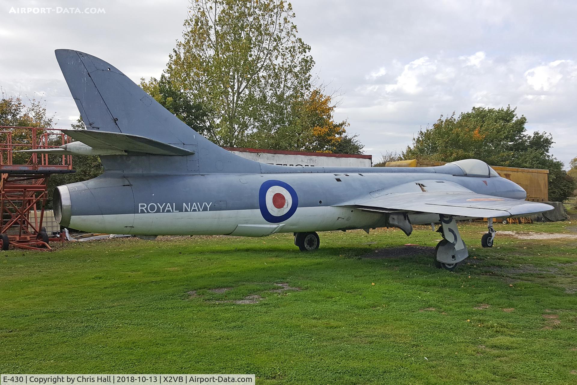 E-430, 1958 Hawker Hunter F.51 C/N 41H-680289, Gatwick Aviation Museum