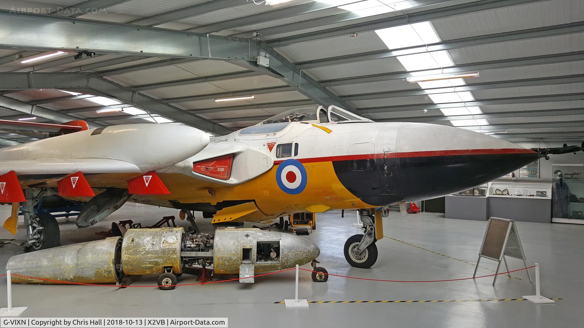 G-VIXN, 1965 De Havilland DH-110 Sea Vixen D.3 C/N 10145, Gatwick Aviation Museum
