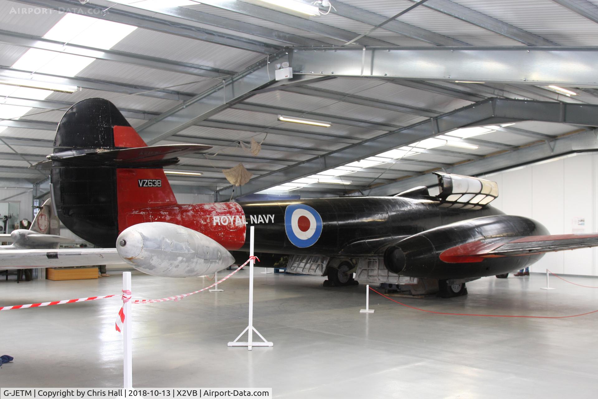G-JETM, 1949 Gloster Meteor T.7 C/N Not found G-JETM/VZ638, Gatwick Aviation Museum