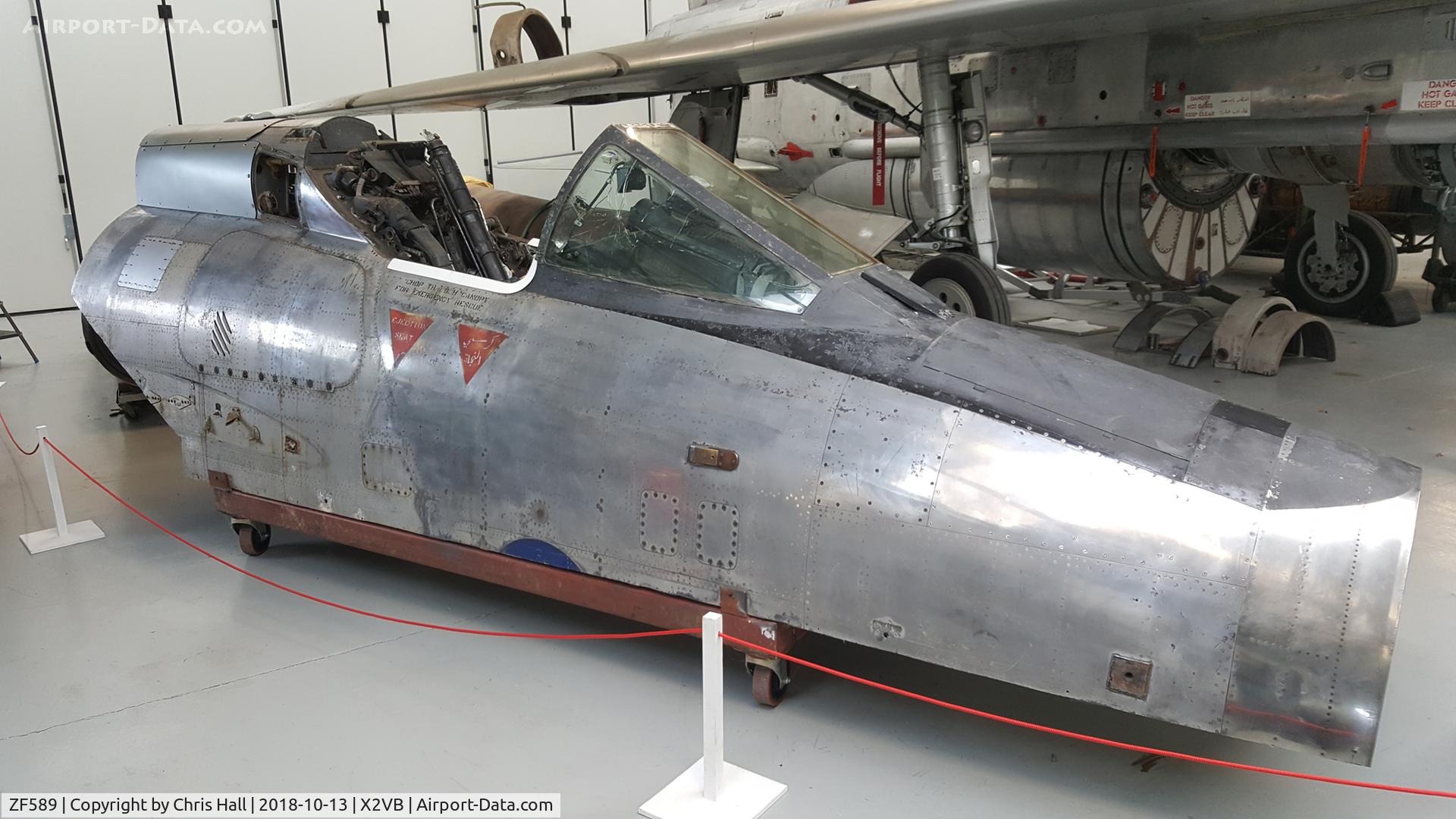 ZF589, 1986 English Electric Lightning F53 C/N 95317, Gatwick Aviation Museum