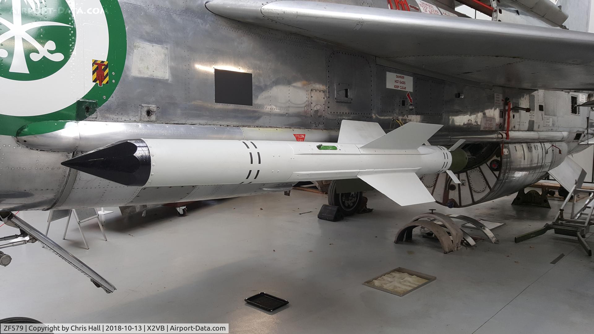 ZF579, 1968 English Electric Lightning F.53 C/N 95276, Gatwick Aviation Museum