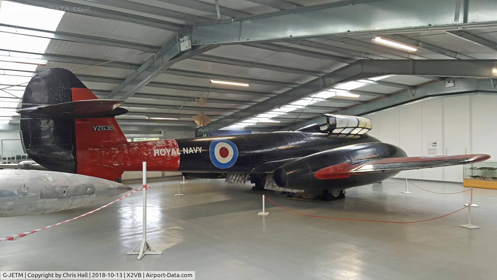 G-JETM, 1949 Gloster Meteor T.7 C/N Not found G-JETM/VZ638, Gatwick Aviation Museum
