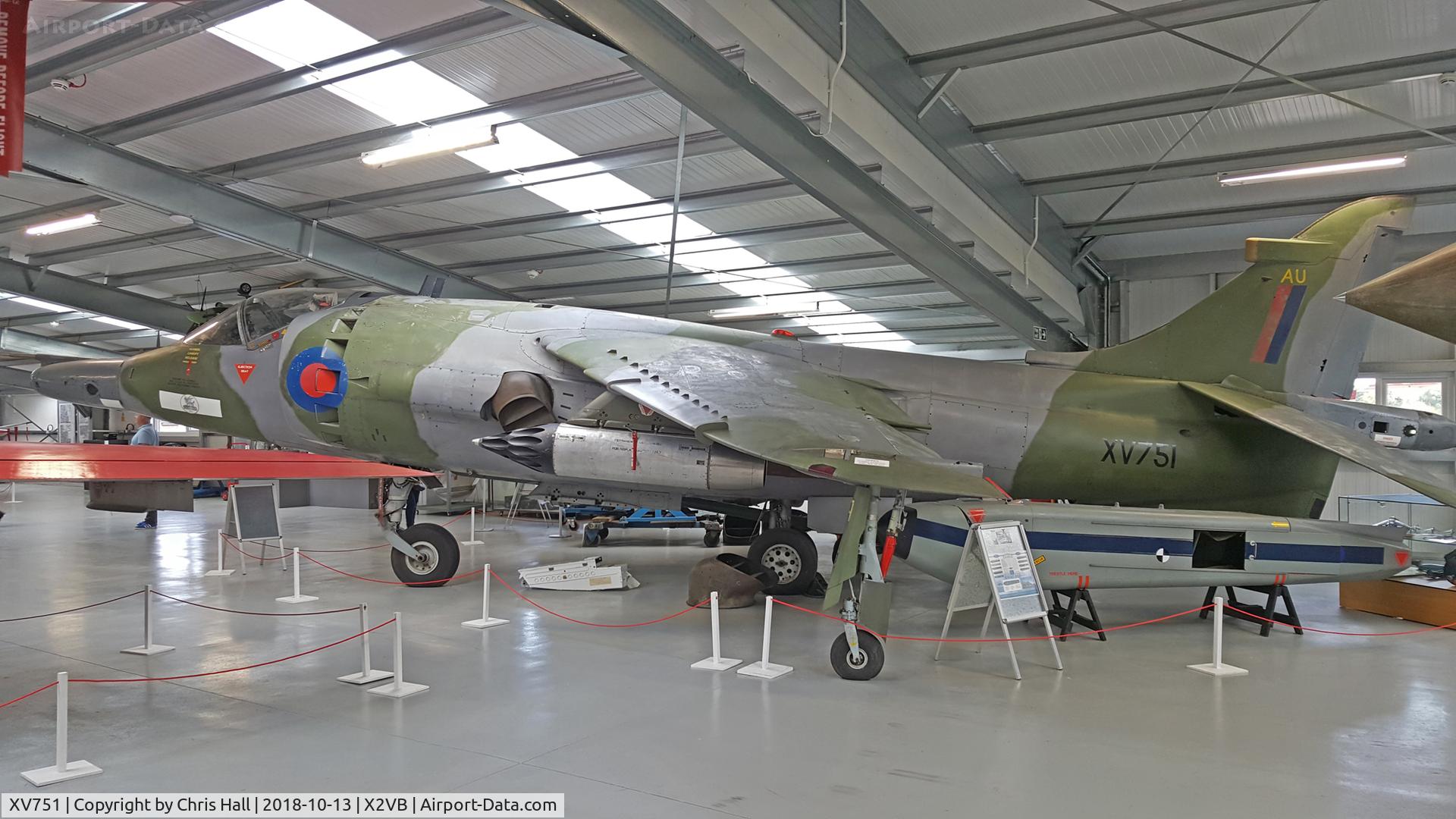 XV751, 1969 Hawker Siddeley Harrier GR.3 C/N 712014, Gatwick Aviation Museum