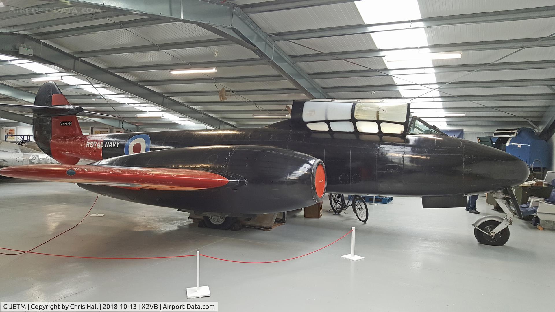 G-JETM, 1949 Gloster Meteor T.7 C/N Not found G-JETM/VZ638, Gatwick Aviation Museum