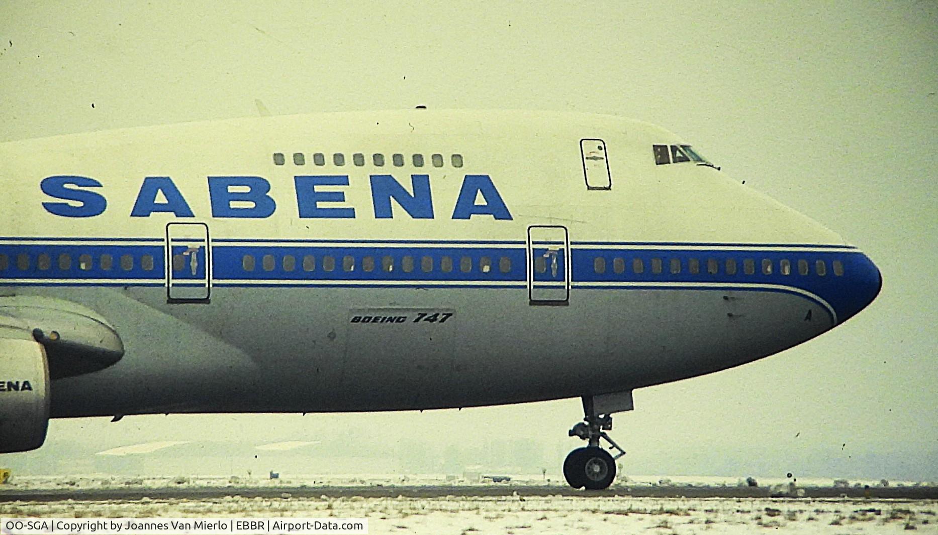 OO-SGA, 1970 Boeing 747-129 C/N 20401, ex-slide