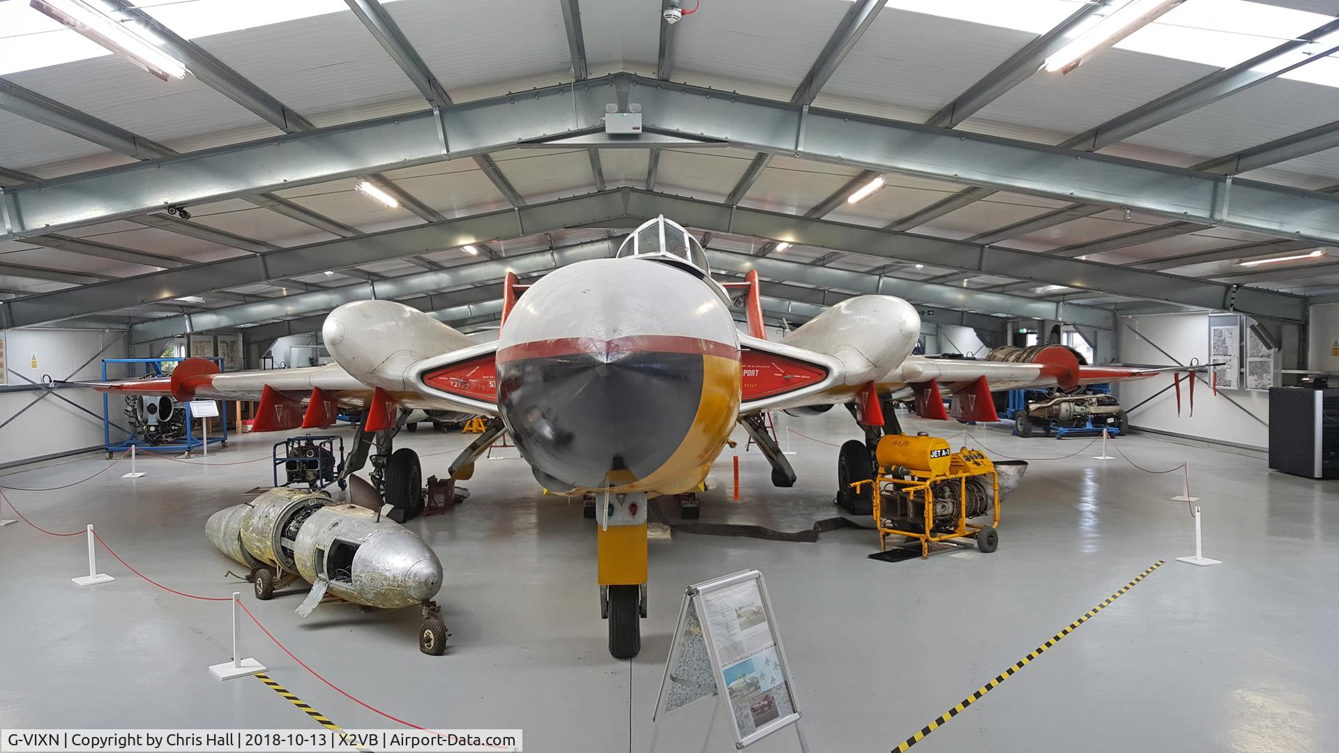 G-VIXN, 1965 De Havilland DH-110 Sea Vixen D.3 C/N 10145, Gatwick Aviation Museum