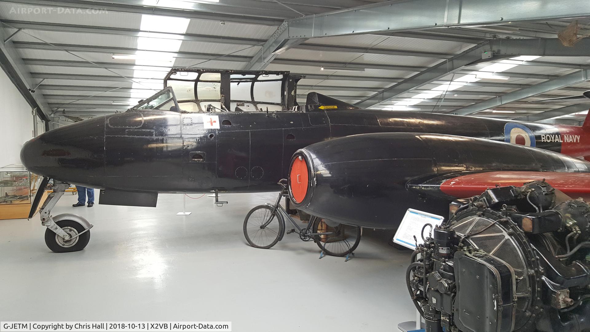 G-JETM, 1949 Gloster Meteor T.7 C/N Not found G-JETM/VZ638, Gatwick Aviation Museum