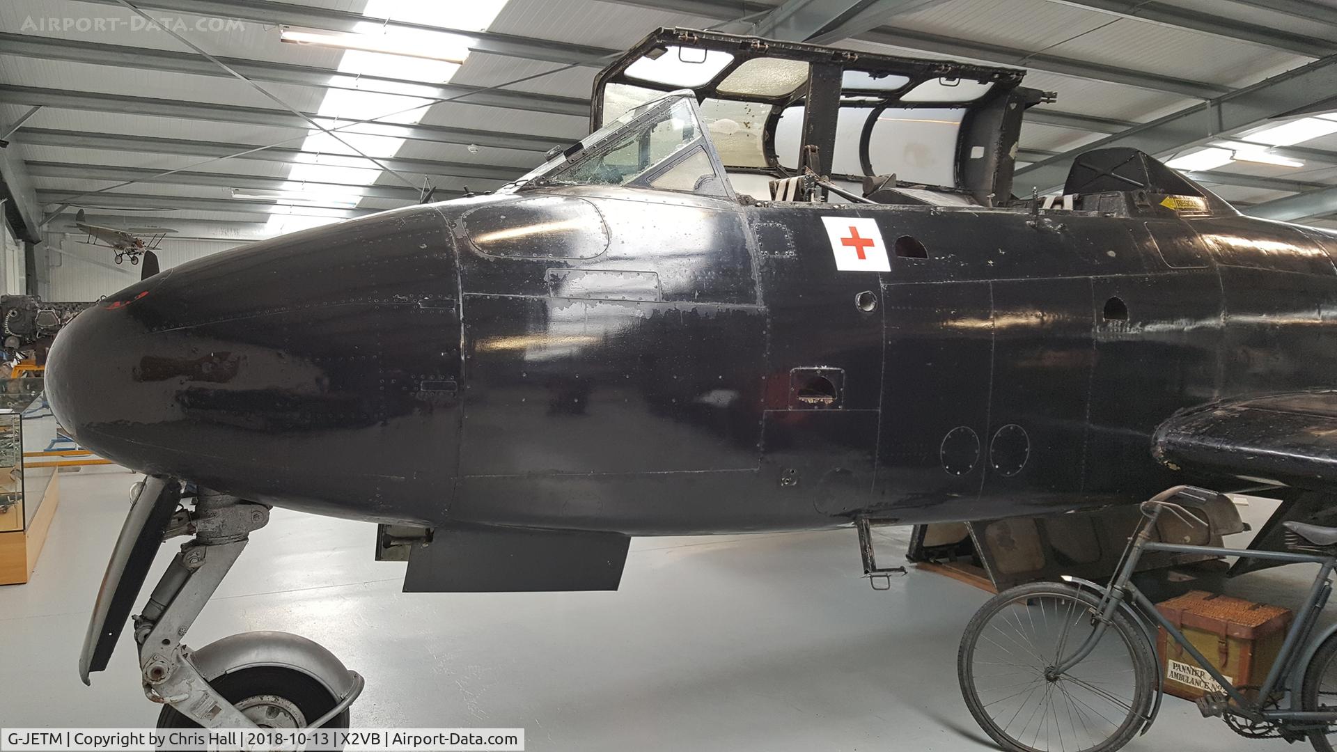 G-JETM, 1949 Gloster Meteor T.7 C/N Not found G-JETM/VZ638, Gatwick Aviation Museum