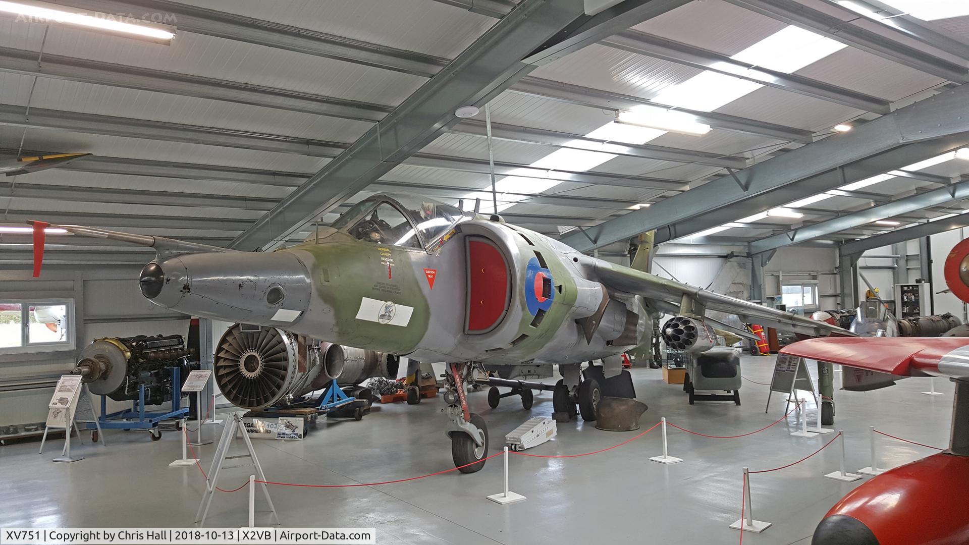 XV751, 1969 Hawker Siddeley Harrier GR.3 C/N 712014, Gatwick Aviation Museum