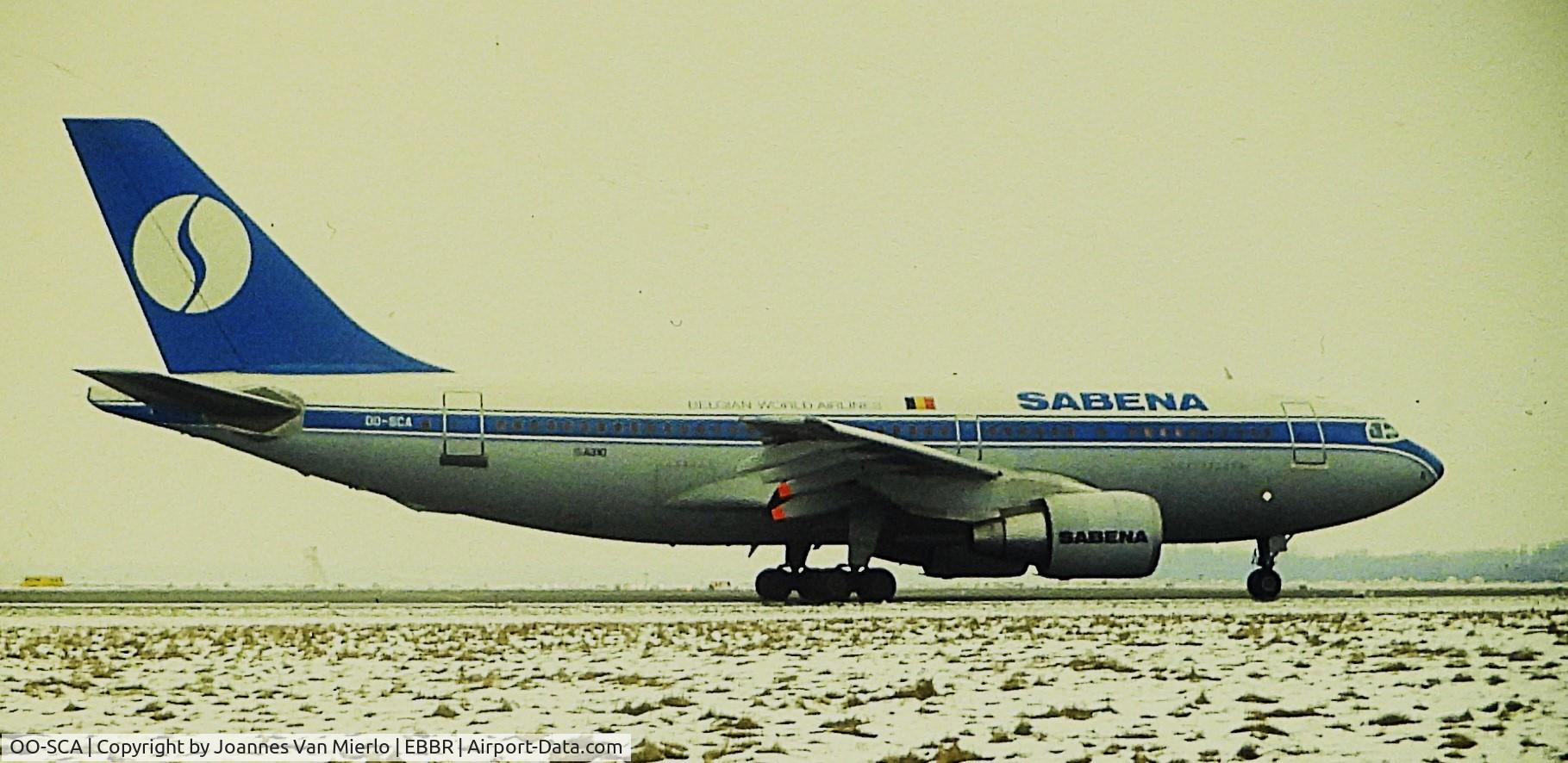 OO-SCA, 1984 Airbus A310-222 C/N 303, ex-slide