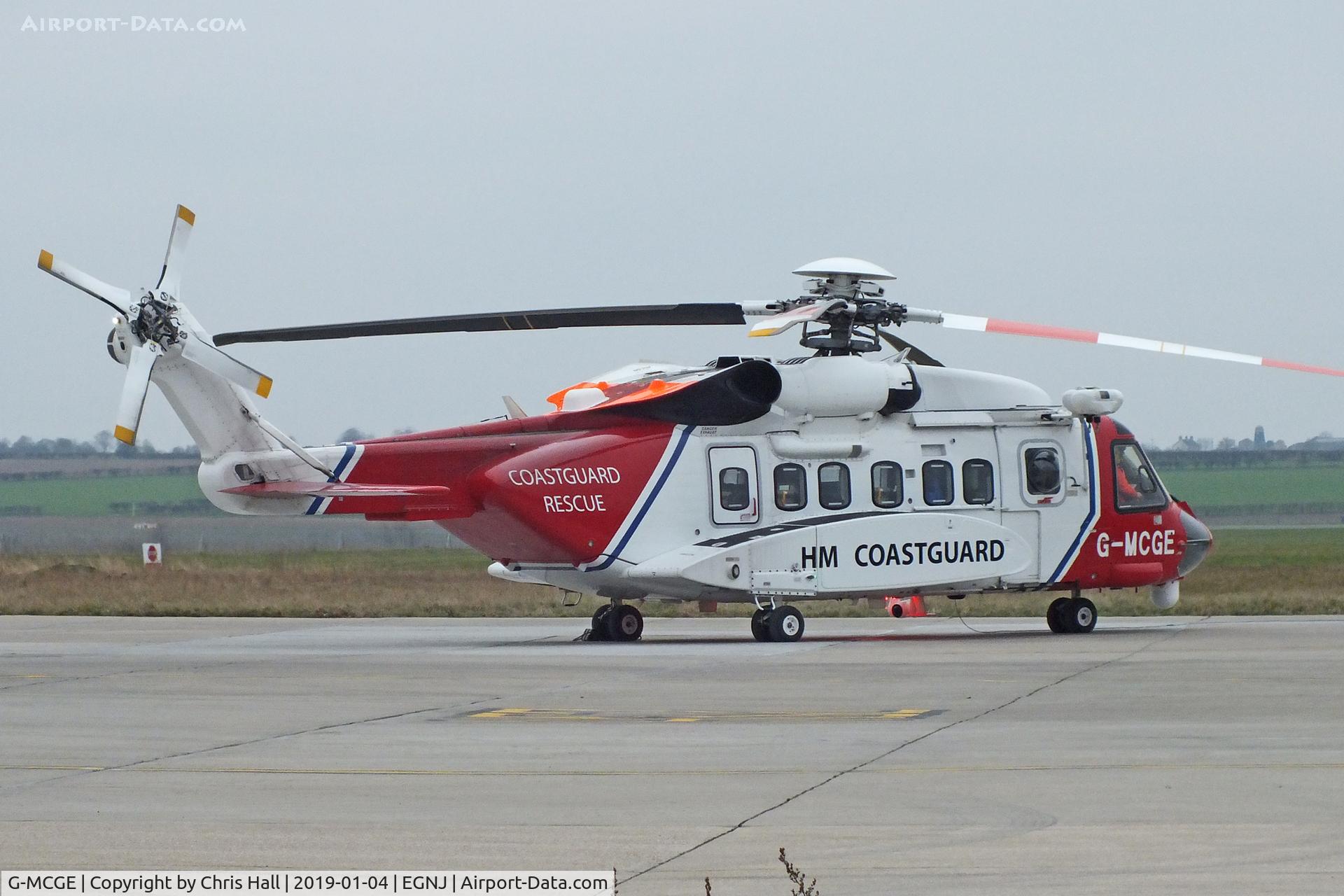 G-MCGE, 2014 Sikorsky S-92A C/N 920214, Humberside