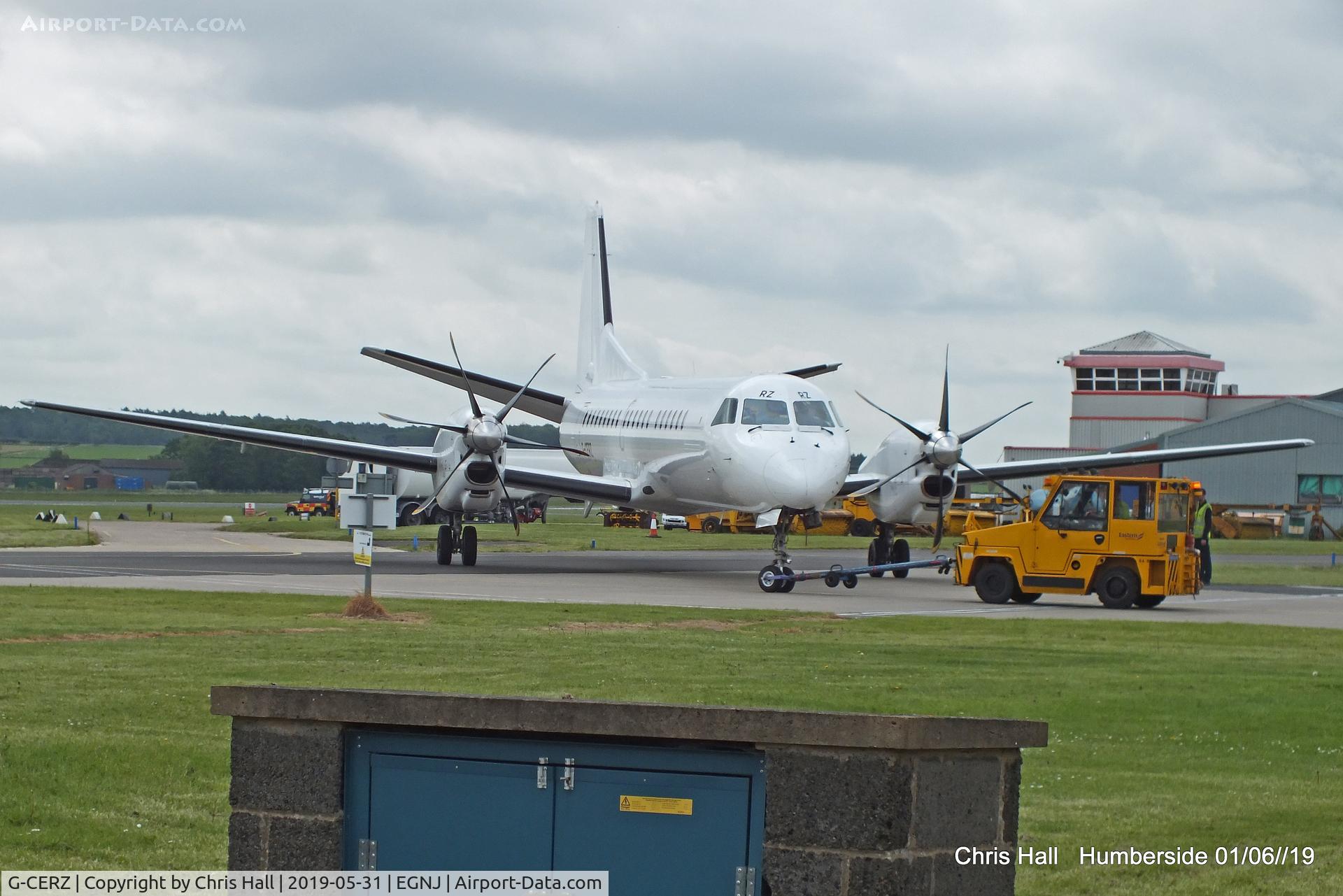 G-CERZ, 1997 Saab 2000 C/N 2000-042, Humberside
