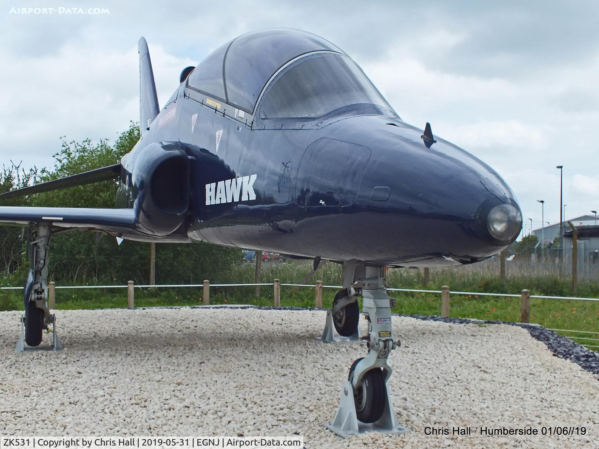 ZK531, British Aerospace Hawk T.53 C/N 312195/171, Humberside