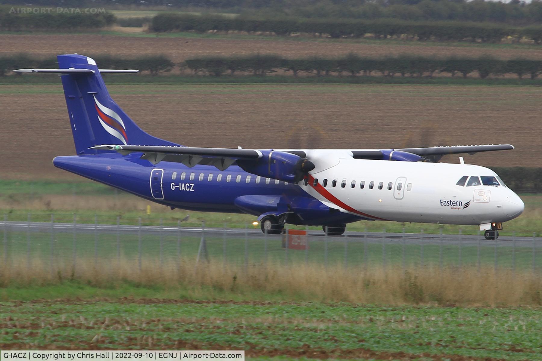 G-IACZ, 2018 ATR 72-212A C/N 1482, Humberside