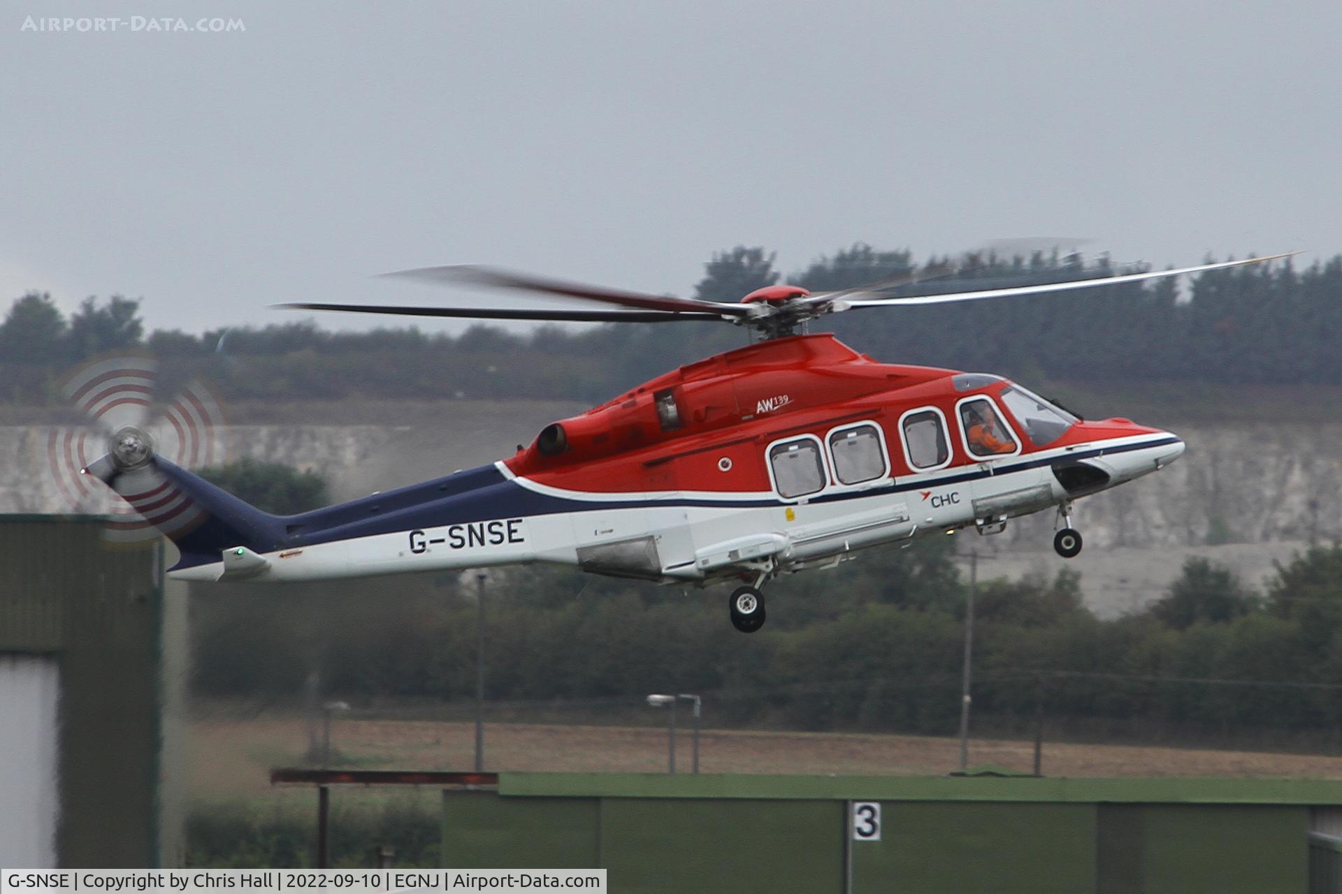 G-SNSE, 2014 AgustaWestland AW-139 C/N 31561, Humberside