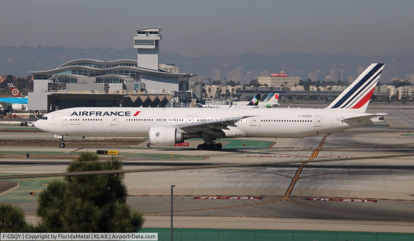 F-GSQY, 2007 Boeing 777-328/ER C/N 35678, AFR 773 zx cdg, lfpg-lax