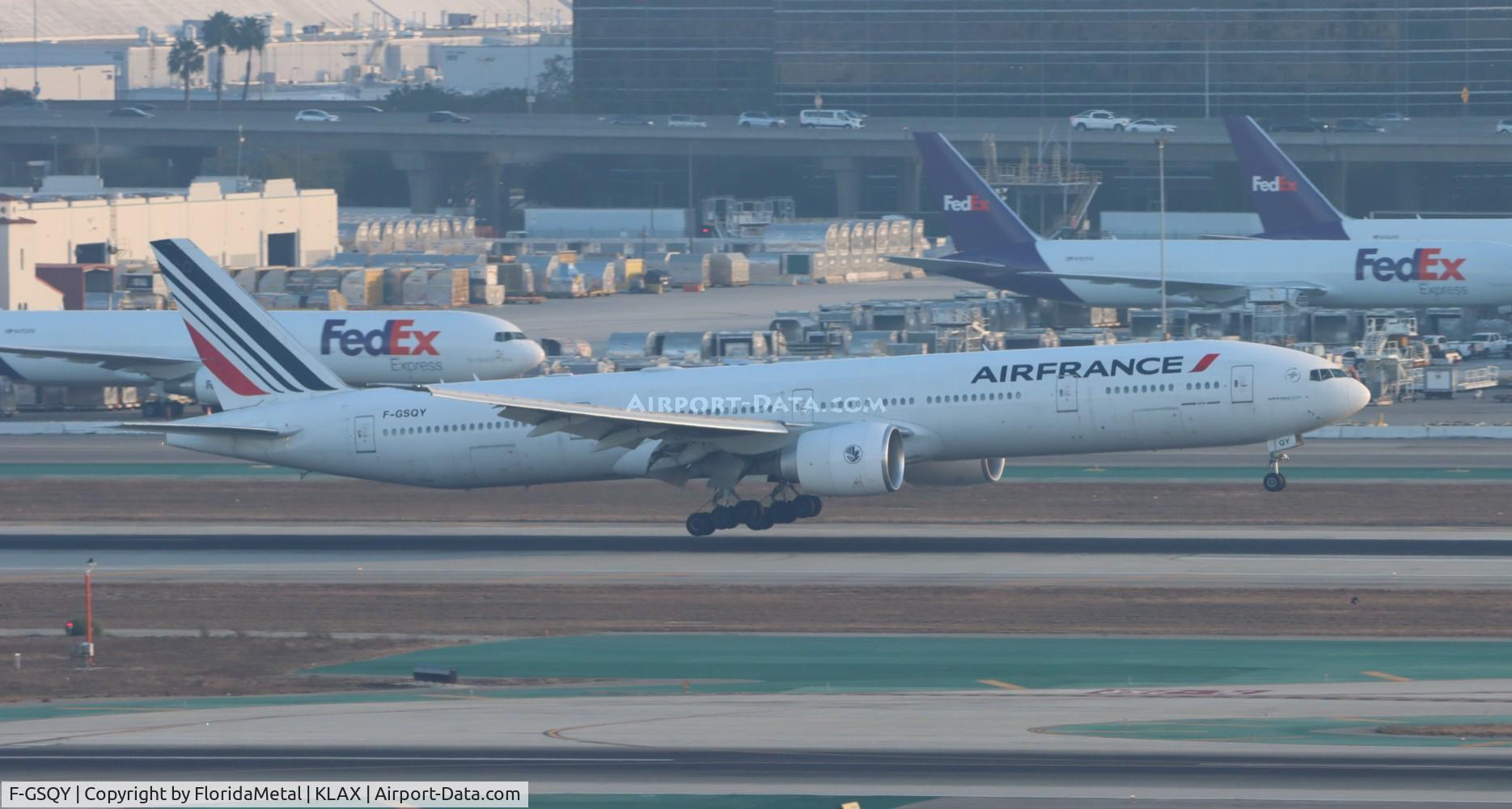 F-GSQY, 2007 Boeing 777-328/ER C/N 35678, AFR 773 zx cdg, lfpg-lax