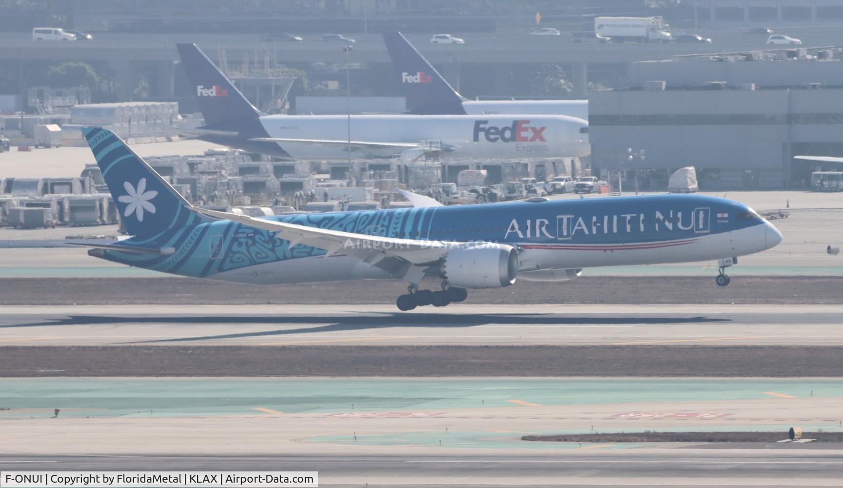 F-ONUI, 2018 Boeing 787-9 Dreamliner C/N 42116, THT 789 zx ppt, ntaa-lax