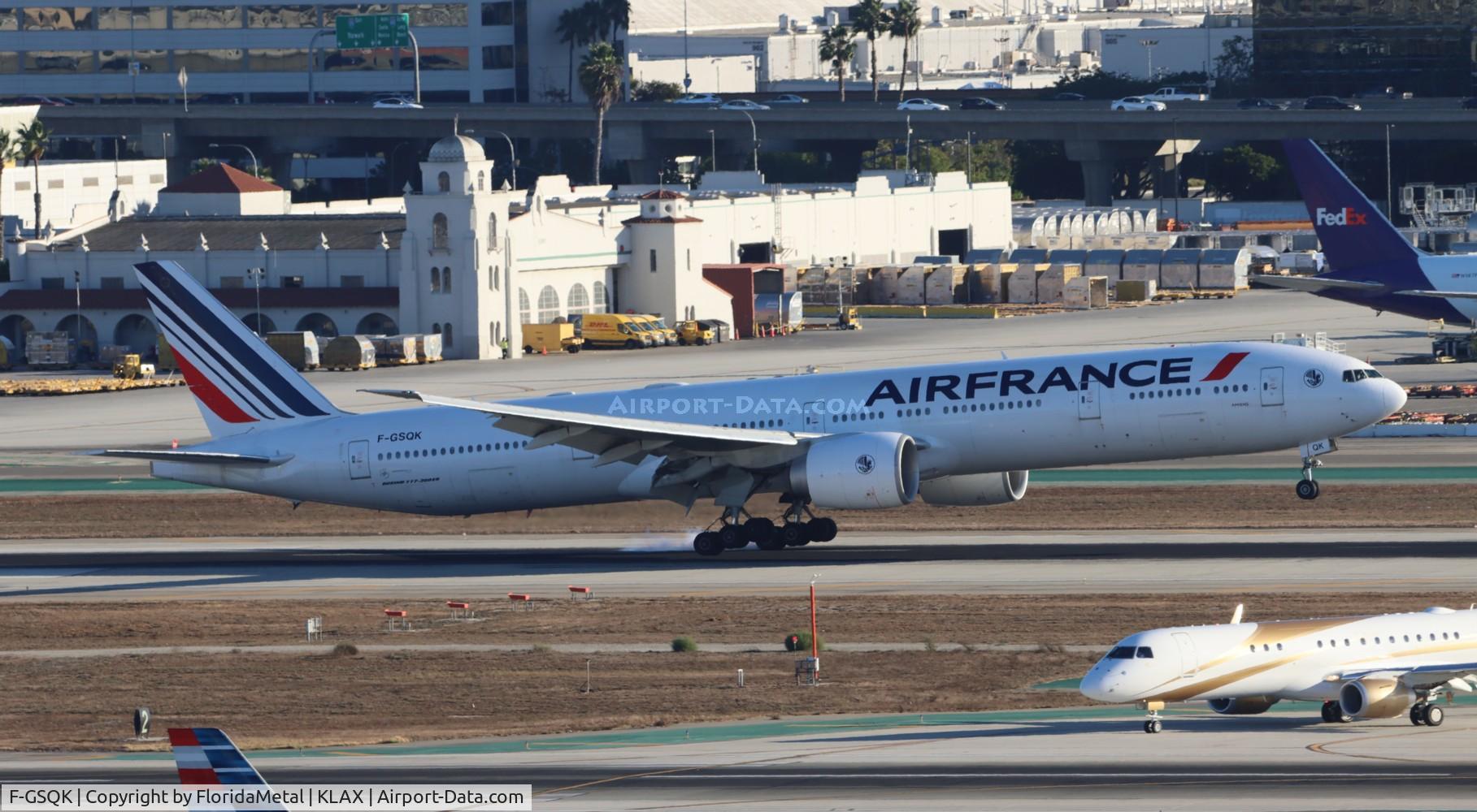 F-GSQK, 2005 Boeing 777-328/ER C/N 32845, AFR 773 zx cdg, lfpg-lax