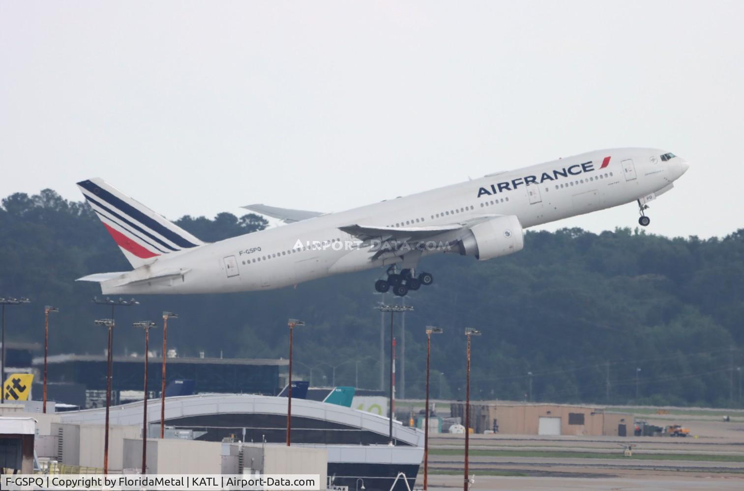 F-GSPQ, 2001 Boeing 777-228/ER C/N 28682, AFR 772 zx atl-cdg, lfpg