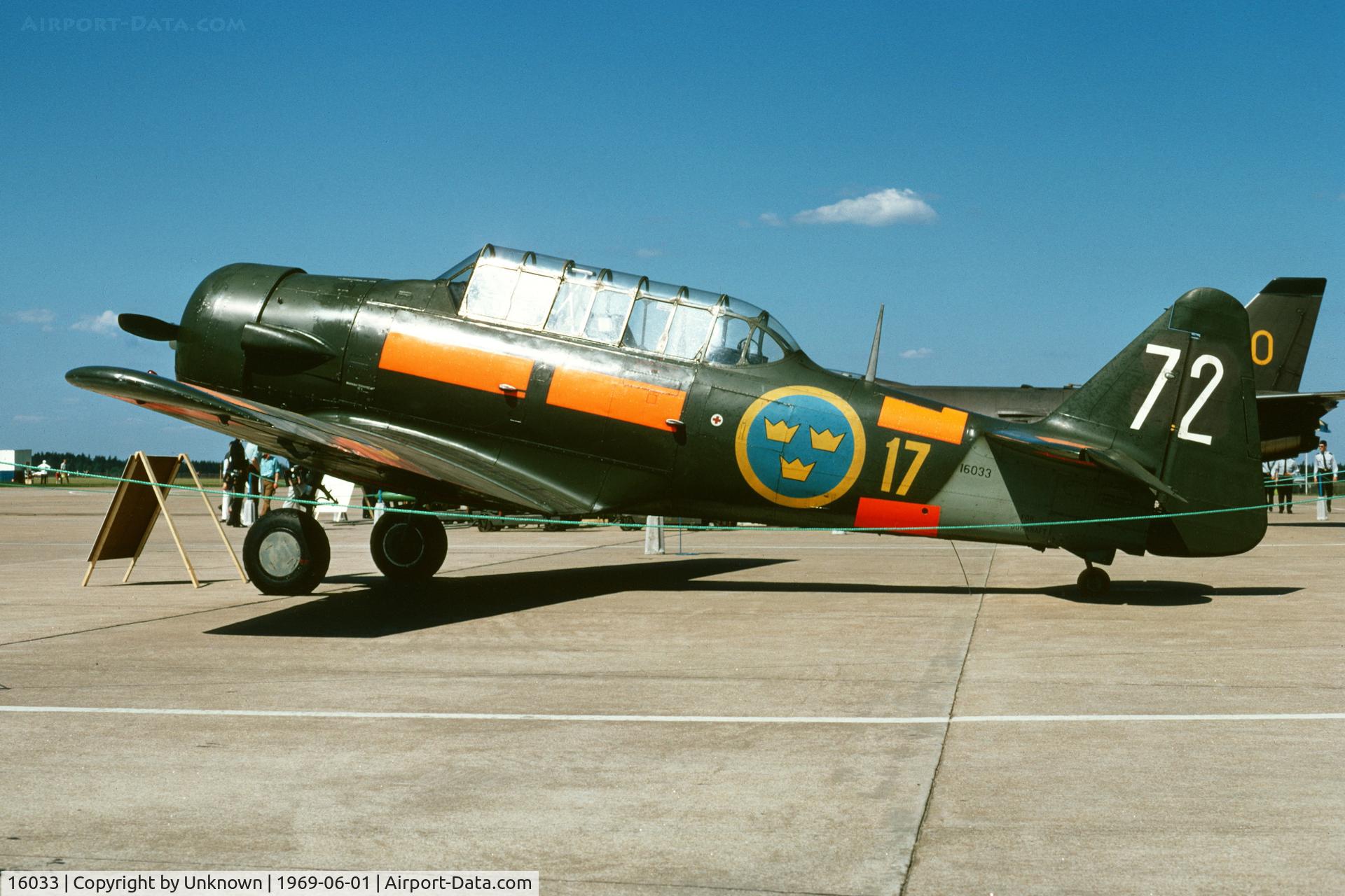 16033, North American Sk.16A Harvard C/N 14-772, Unknown 6.1969