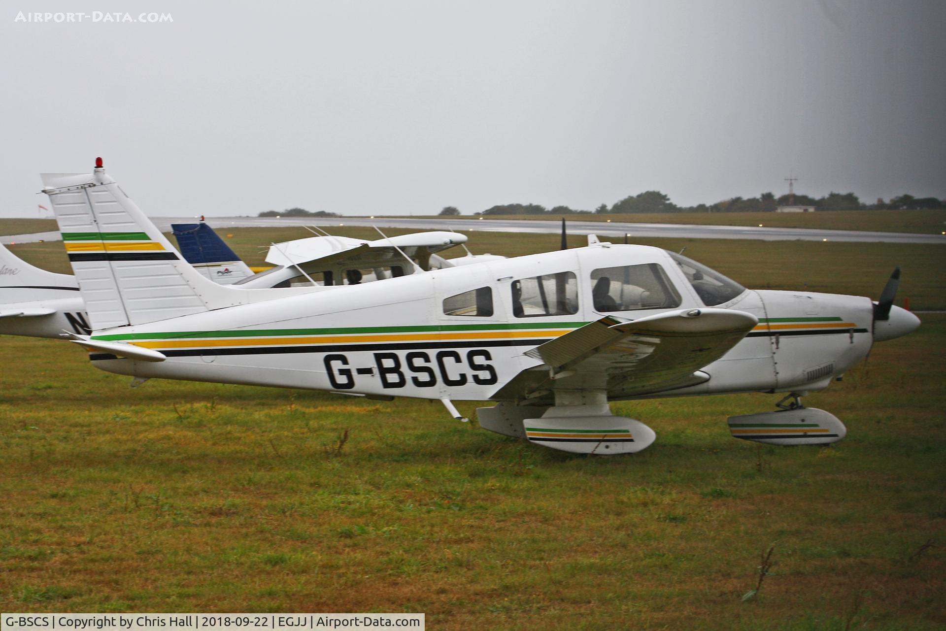 G-BSCS, 1977 Piper PA-28-181 Cherokee Archer II C/N 28-7890064, Jersey