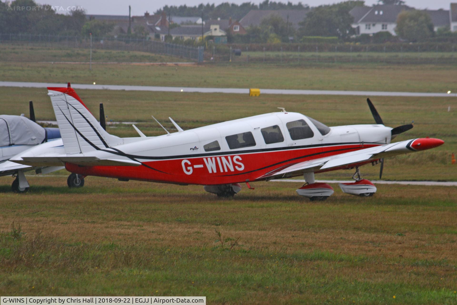 G-WINS, 1976 Piper PA-32-300 Cherokee Six Cherokee Six C/N 32-7640065, Jersey