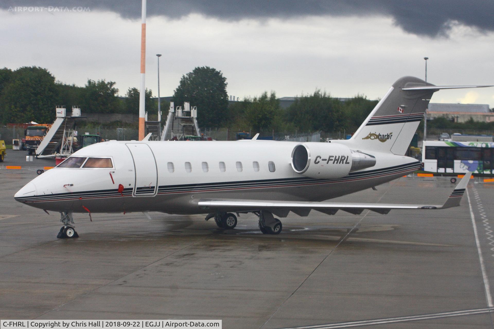 C-FHRL, 2013 Bombardier Challenger 604 (CL-600-2B16 C/N 5947, Jersey