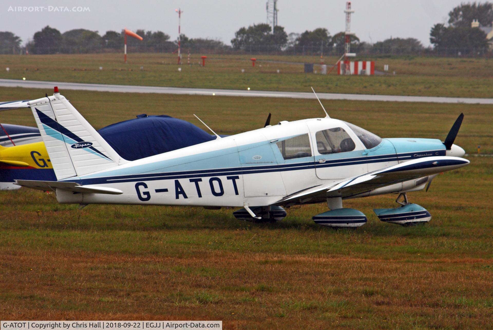 G-ATOT, 1966 Piper PA-28-180 Cherokee C C/N 28-3061, Jersey