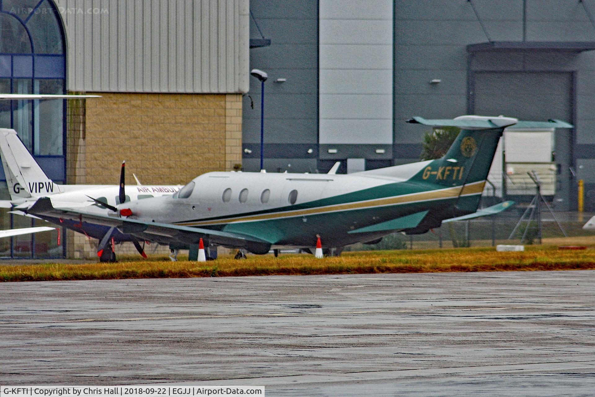 G-KFTI, 2018 Pilatus PC-12/47E C/N 1813, Jersey