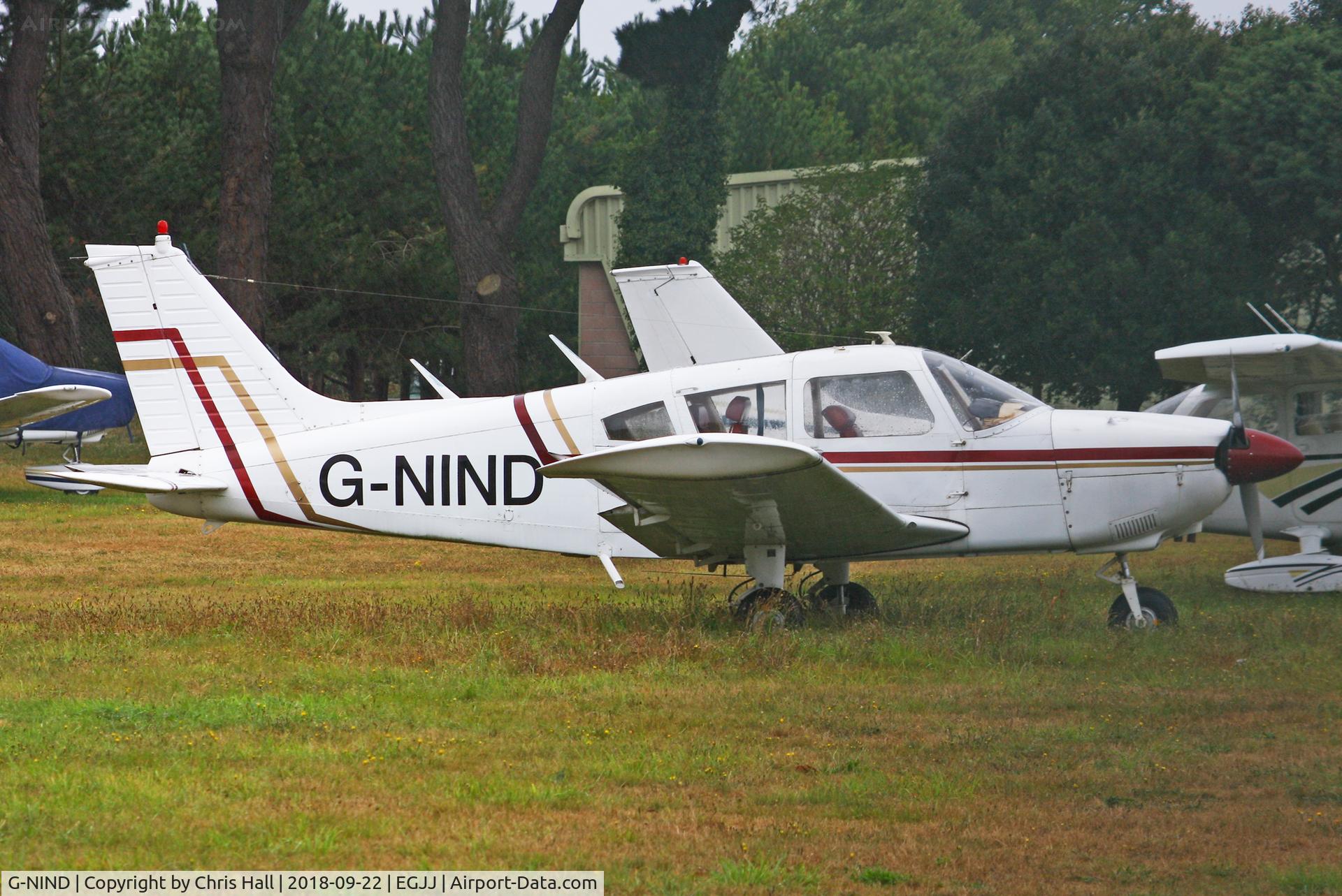 G-NIND, 1973 Piper PA-28-180 Cherokee Challenger C/N 28-7305420, Jersey