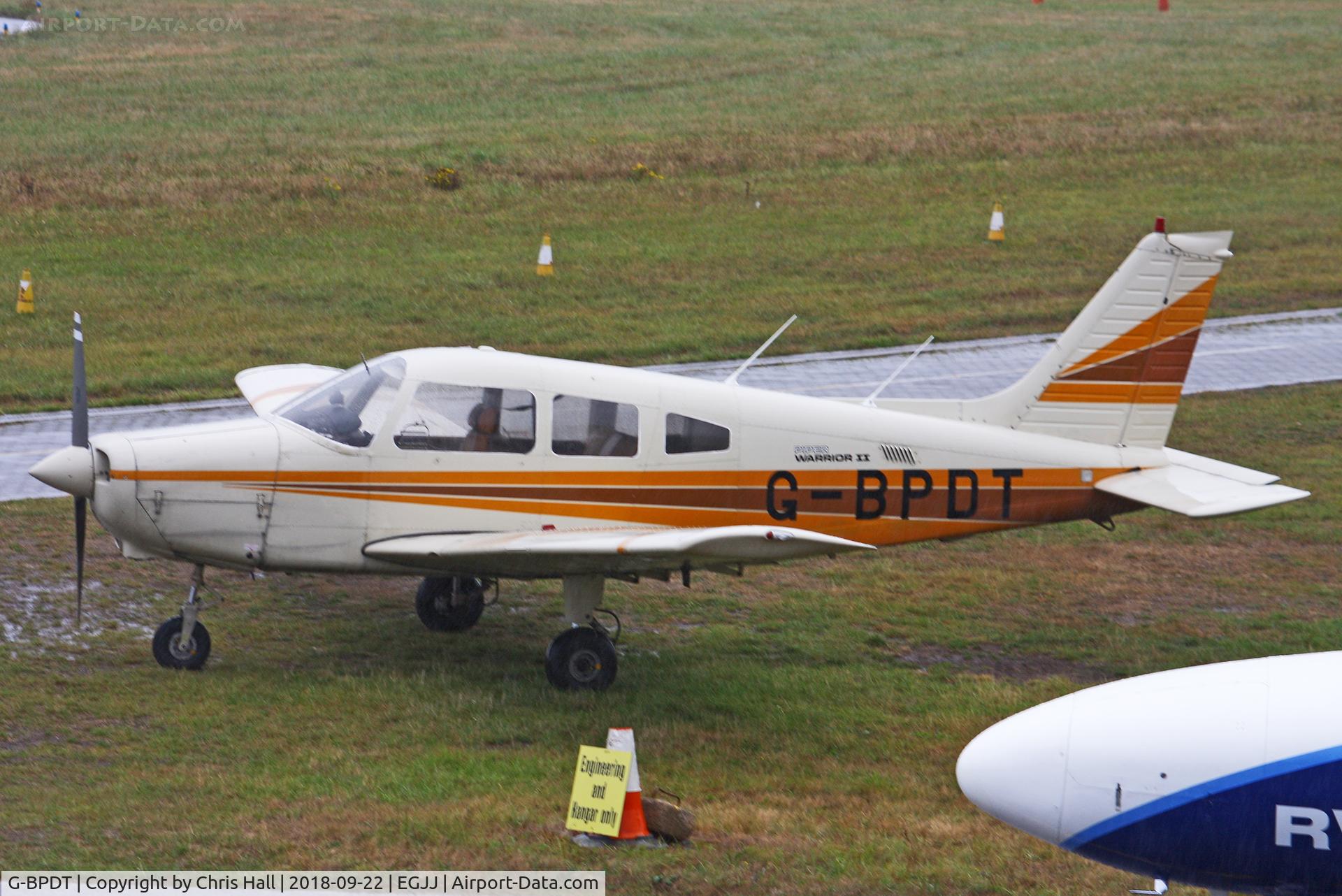 G-BPDT, 1984 Piper PA-28-161 Cherokee Warrior II C/N 28-8416004, Jersey