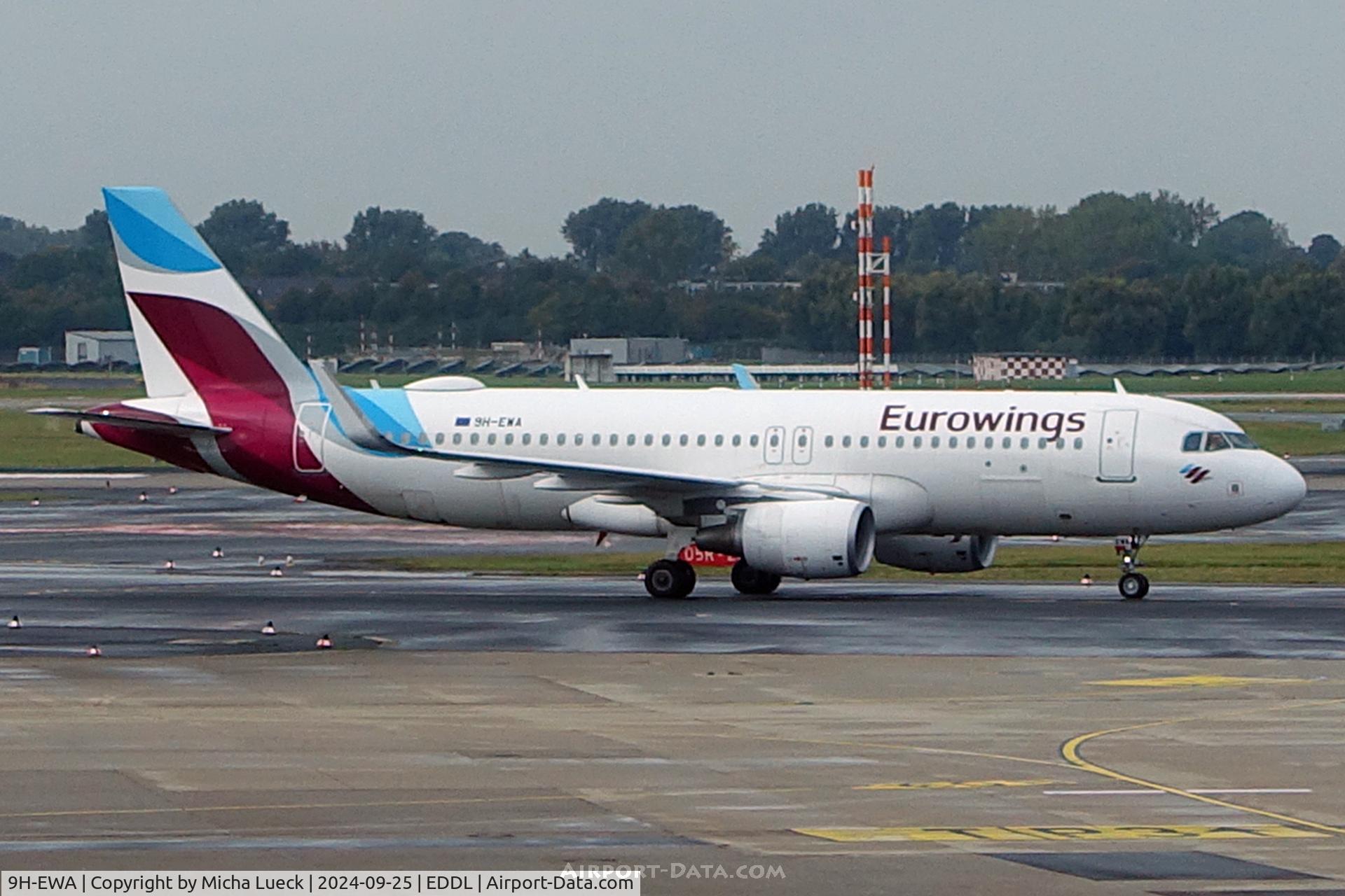 9H-EWA, 2016 Airbus 320-214 C/N 6953, At Düsseldorf