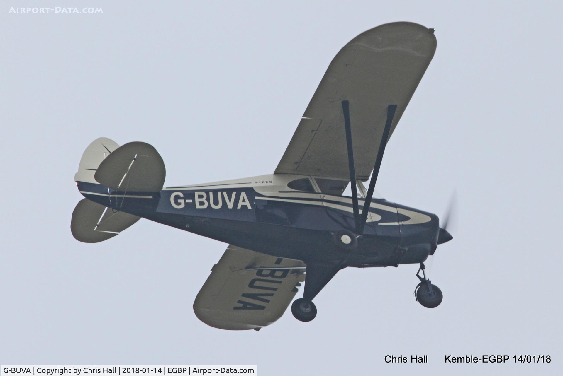 G-BUVA, 1959 Piper PA-22-135 Tri-Pacer C/N 22-1301, Kemble