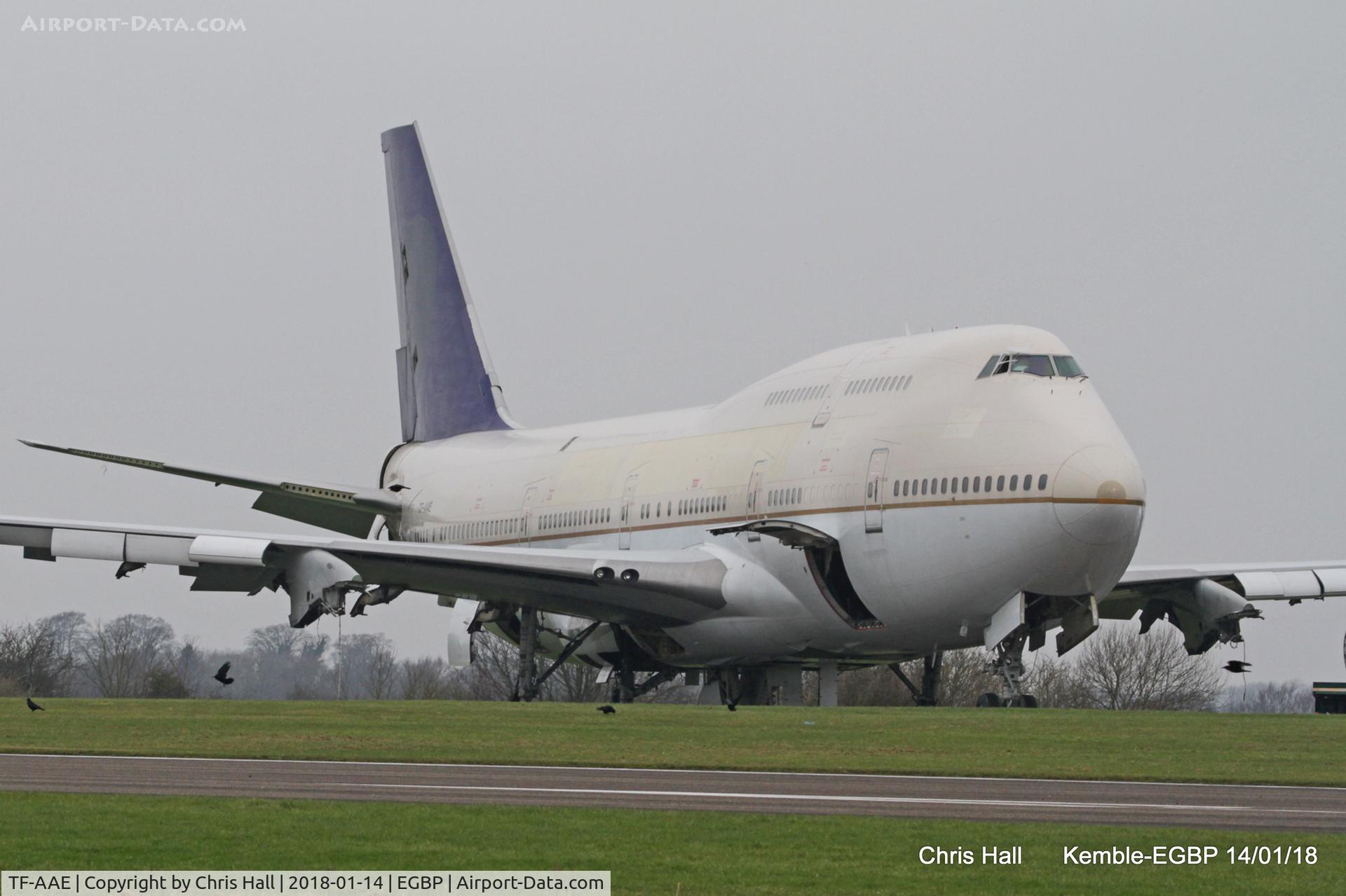 TF-AAE, 1996 Boeing 747-4H6 C/N 27672, Kemble